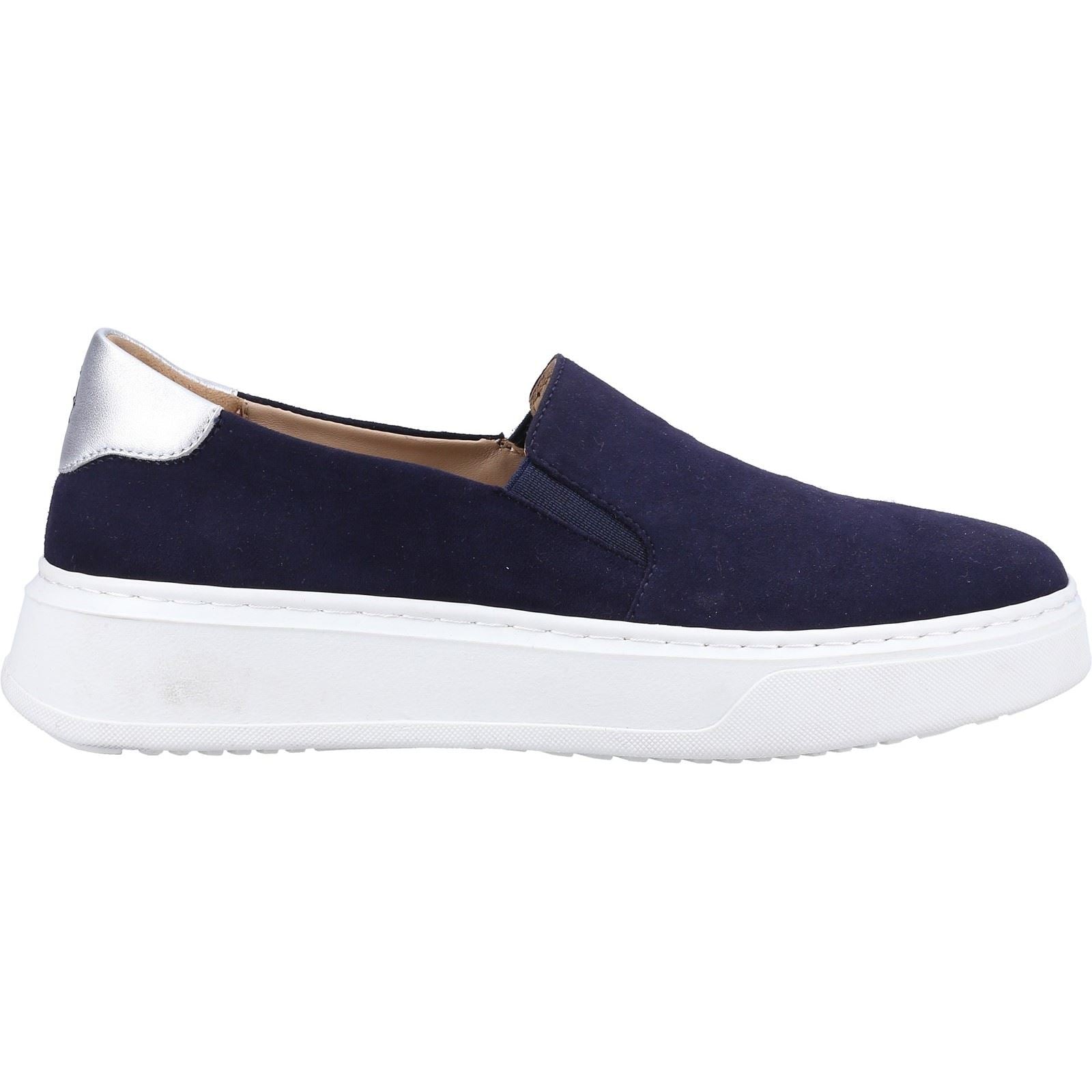 Hush Puppies Corinne Leder Damen Sneaker In Marineblau