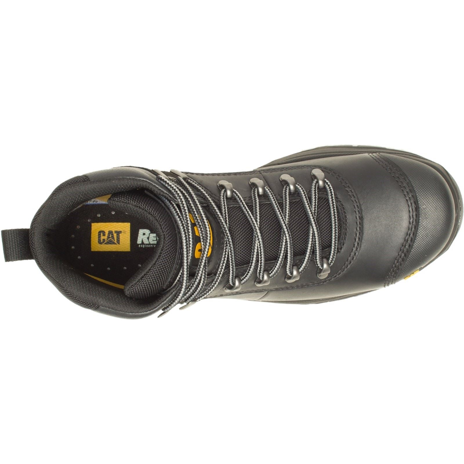 Caterpillar Pneumatische 2.0 Leder Schwarze Sicherheitsstiefel