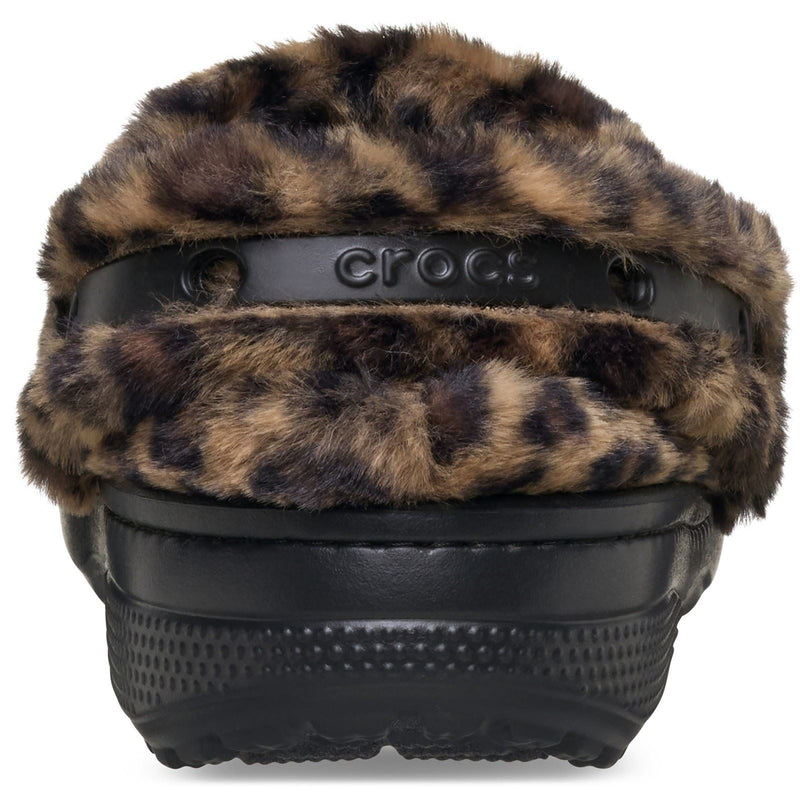 Crocs Classic Unfurgettable Clog Polyester Mischung Damen Leopard Clogs