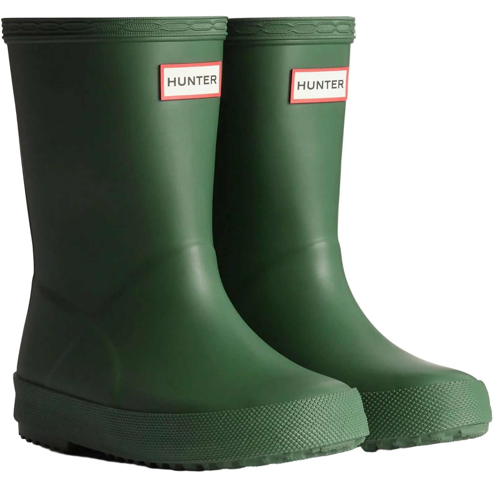 Hunter Kids First (Matte) Gummistiefel Für Kinder In Grün Unisex