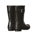 Hunter Original Short Gloss Gummistiefel Für Damen In Schwarz
