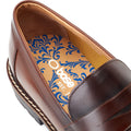Base London Ivey Herrenschuhe Aus Gebranntem Braunem Leder