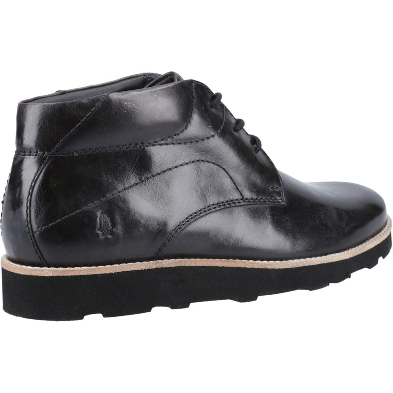Hush Puppies Kennedy Herren Stiefel Aus Schwarzem Leder