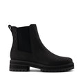 TOMS Bennet Leder Damen Schwarze Stiefel