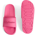 Juicy Couture Embossed Pvc Damen Pink Glow Slides