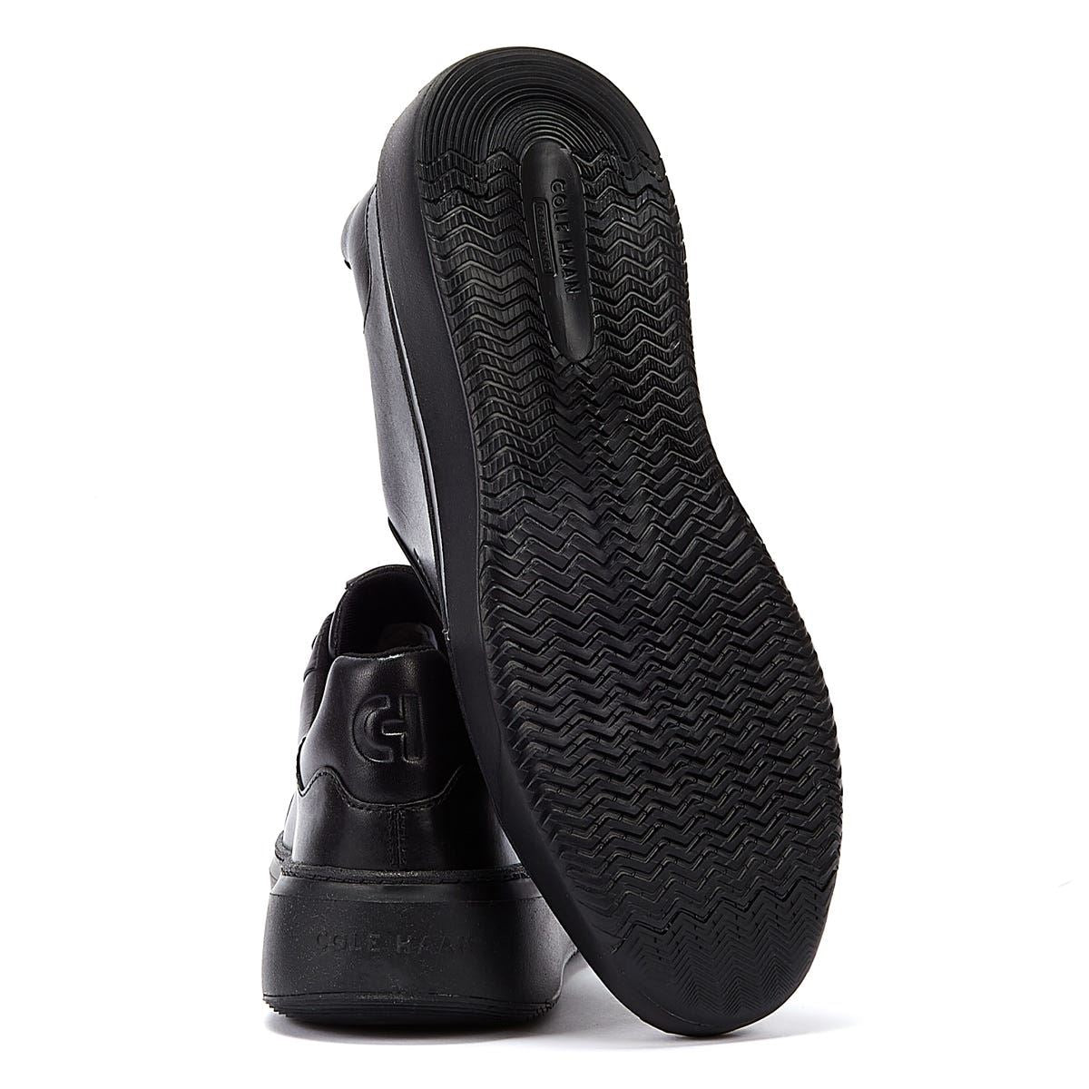 Cole Haan Grandprø Topspin Leder Herren Schwarze Sneakers