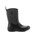 Muck Boots Arctic Weekend Damen Stiefel aus Gummi Schwarz/Kariert Winterstiefel bis zur Mitte der Wade