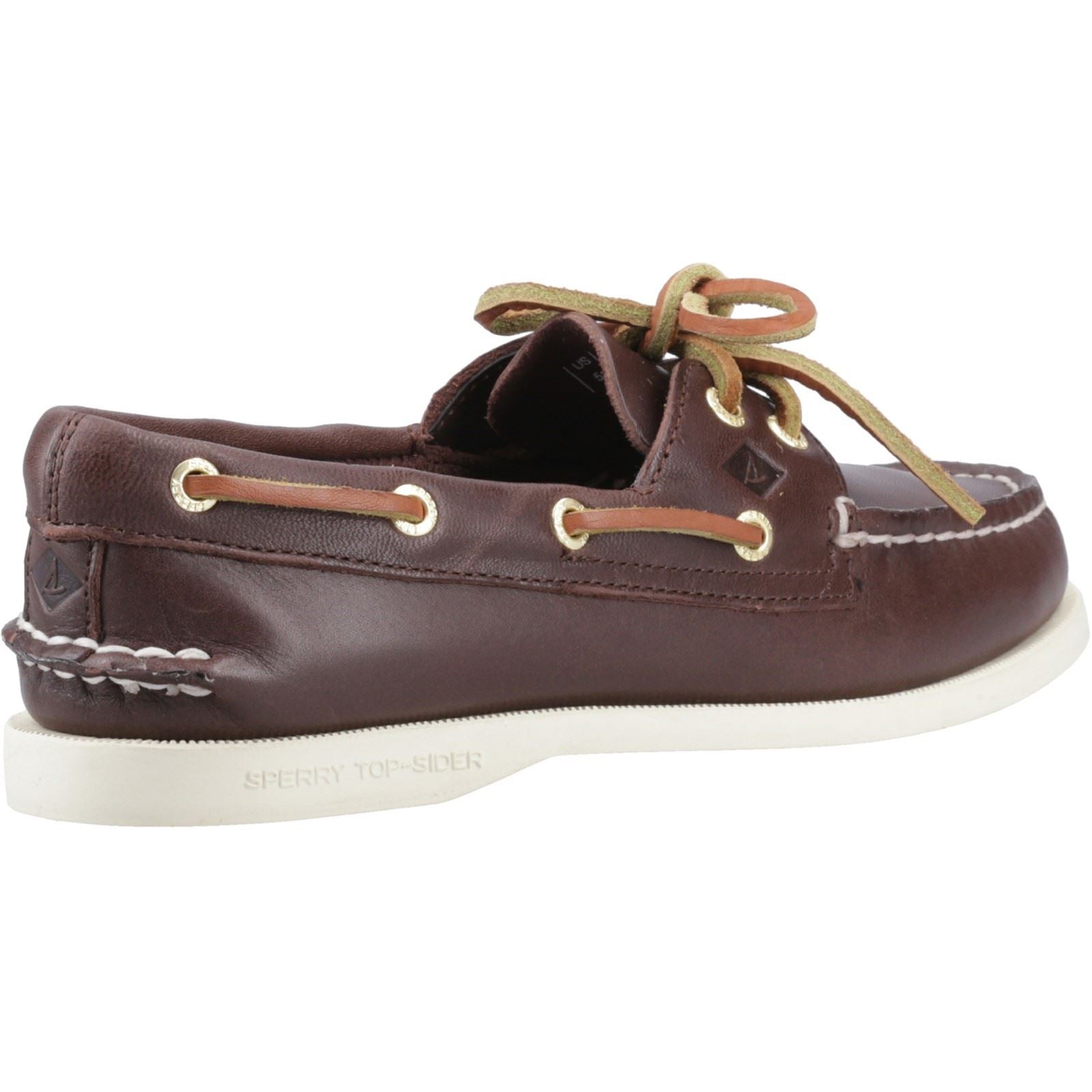 Sperry Authentic 2 Eye Leder Damen Braune Bootsschuhe