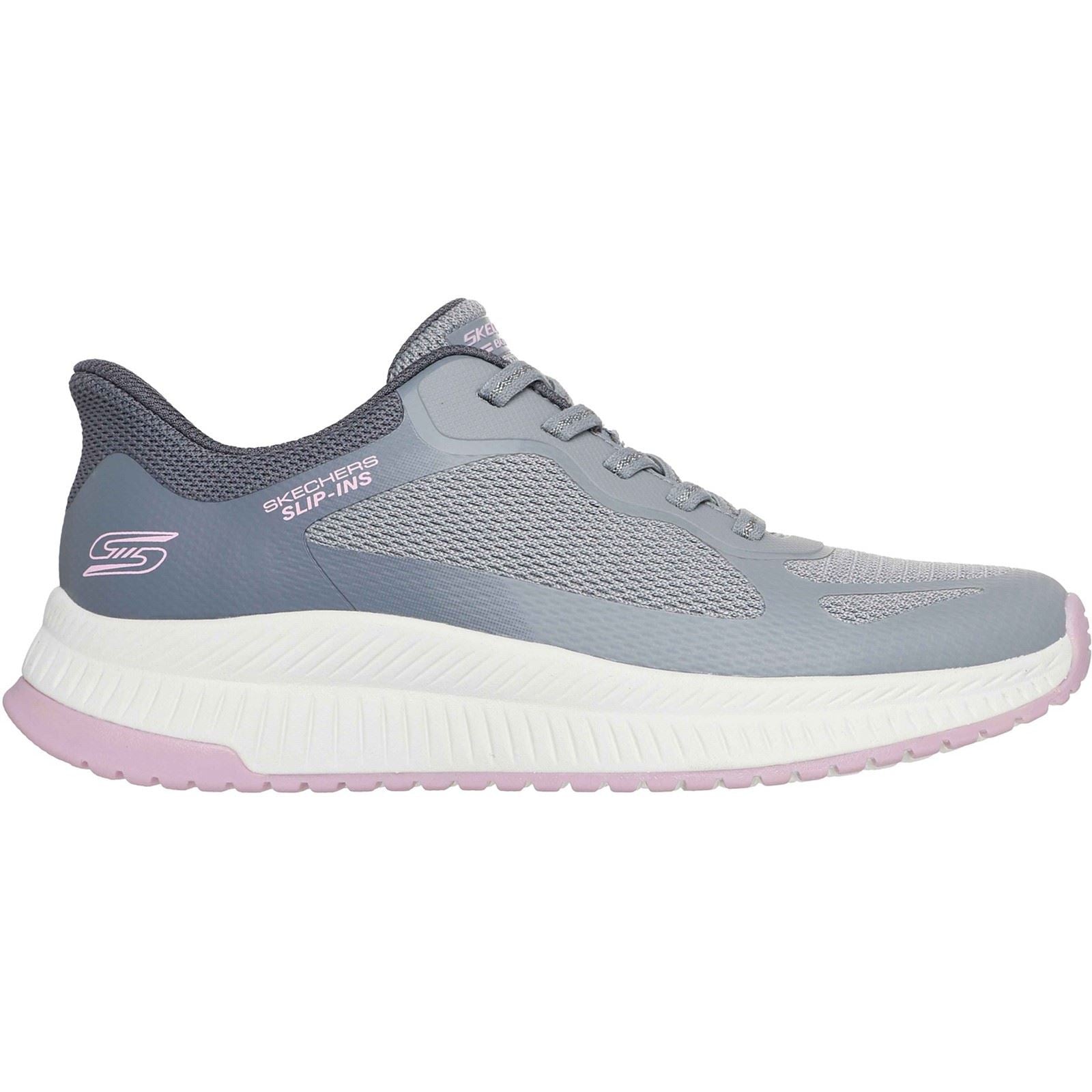 Skechers BOBS Squad 4 Staple Look Damen Graue/Multi Sneakers