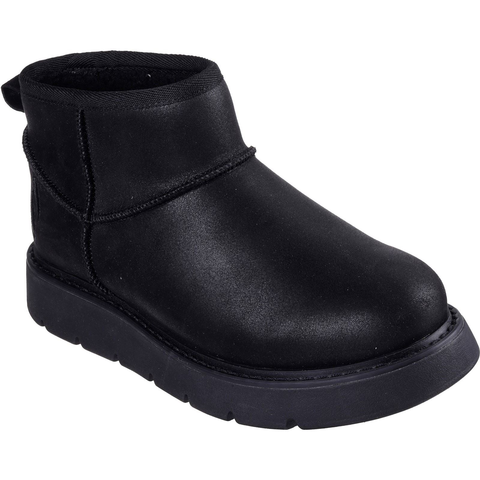 Skechers Keepsakes Lite Snow Bird Synthetik Damen Schwarze Farbe Stiefel