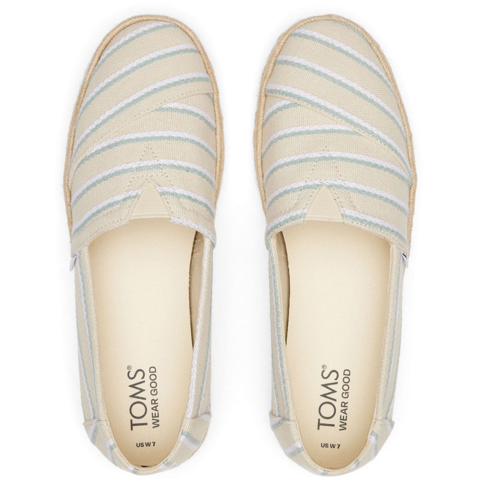 TOMS Alpargata Rope 2.0 Hundert Prozent Baumwolle Damen Fog Espadrilles