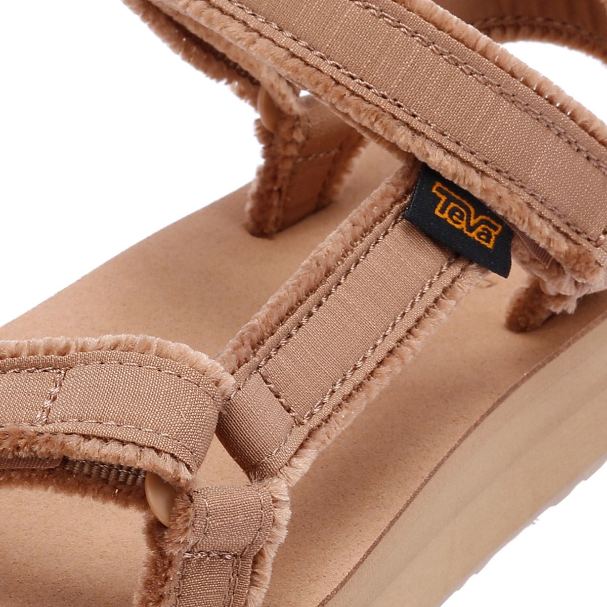 Teva Midform Universal Canvas Damen Sandalen In Beige