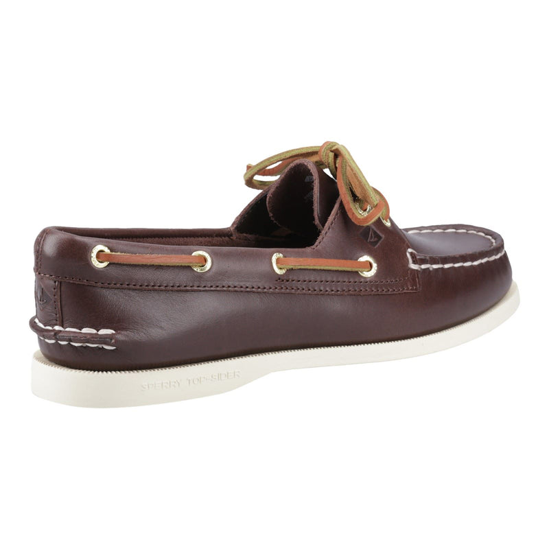 Sperry Authentic 2 Eye Herren Bootsschuhe Aus Braunem Leder