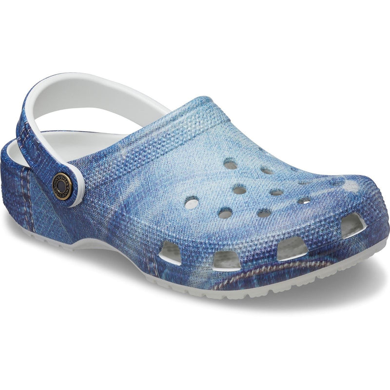 Crocs Classic Denim Thermoplastische Mondlicht Clogs