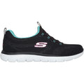 Skechers Summits New Nature Textile Damen-Sneaker In Schwarz/Mehrfarbig
