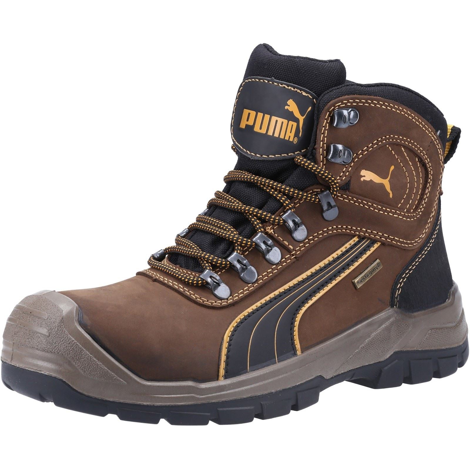 Puma Safety Sierra Nervada Mid Leder Braun Sicherheitsstiefel