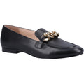 Hush Puppies Harper Chain Damen-Schwarze Farbe-Lederloafer