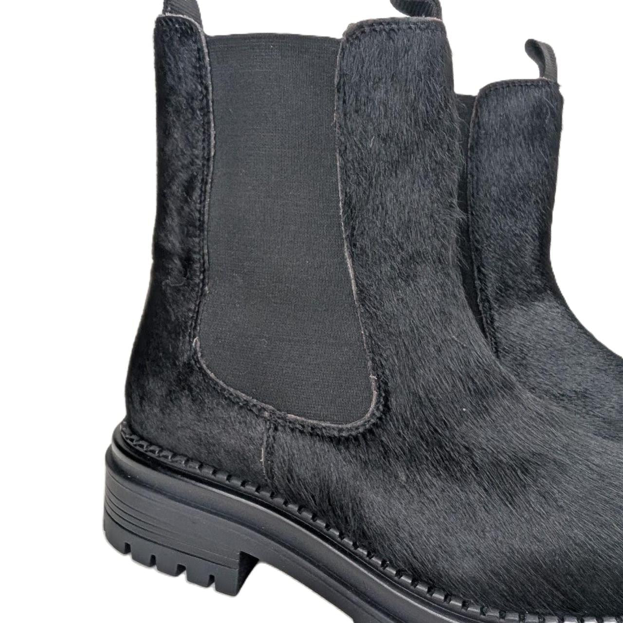 Osprey London The Hampton Chelsea Leder Damen Schwarze Stiefel