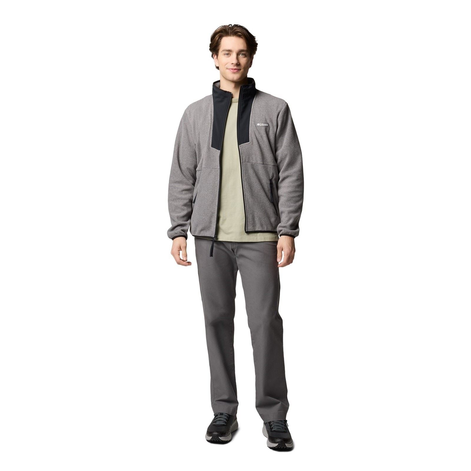 Columbia Sequoia Grove Full Zip Herren Graue Fleecejacke