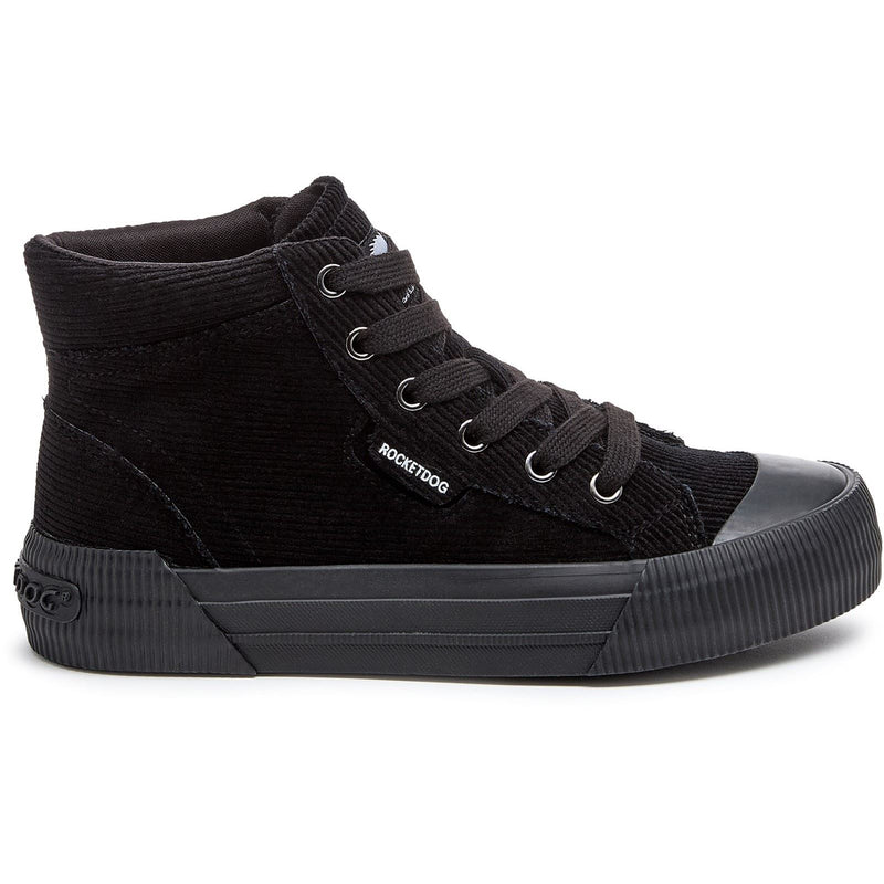 Rocket Dog Cheery Hi Cordura Damen Schwarze Sneakers