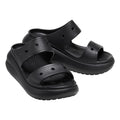 Crocs Classic Crush Damen Clogs Aus Thermoplast In Schwarz