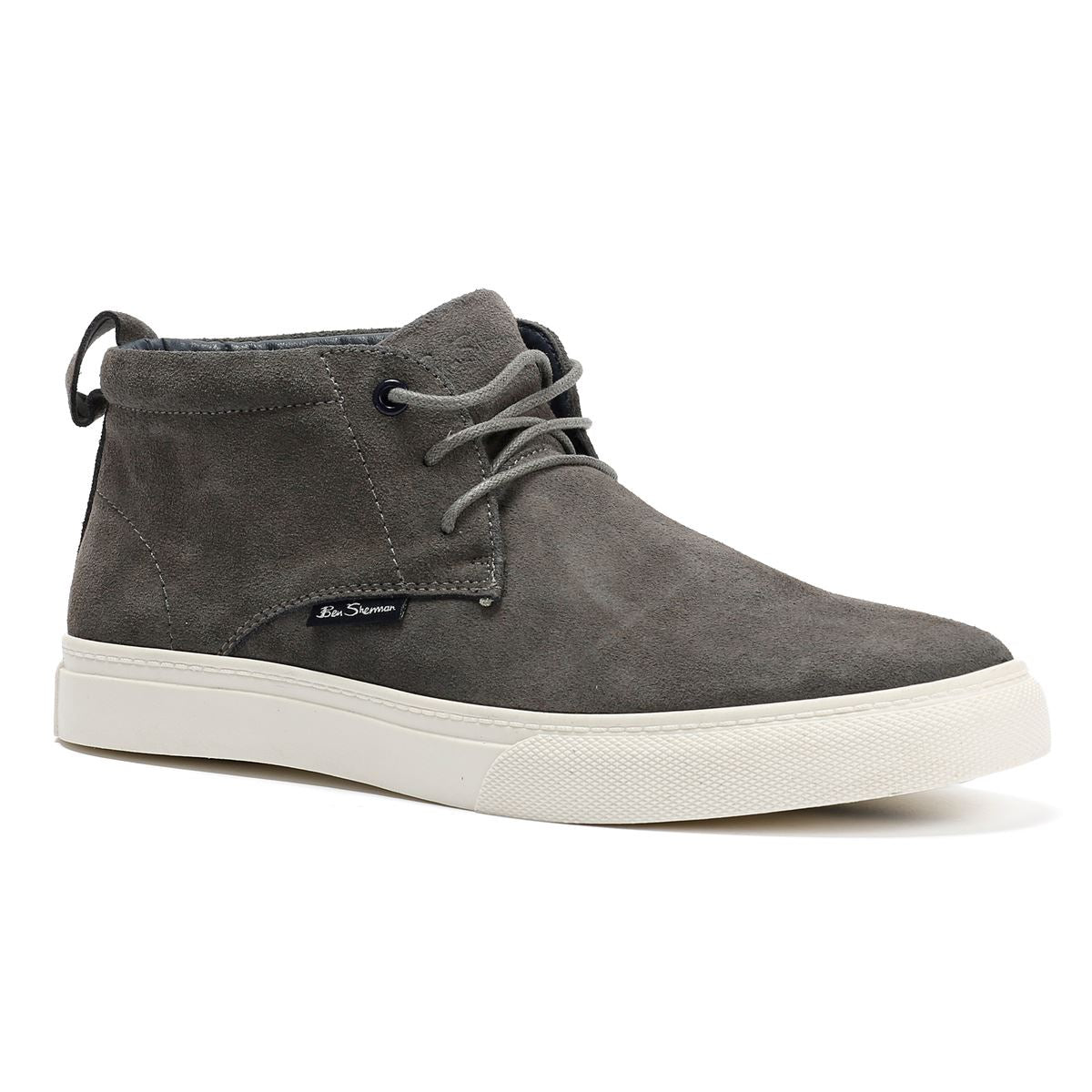 Ben Sherman Parkway Wildleder Herren Stiefel In Grau