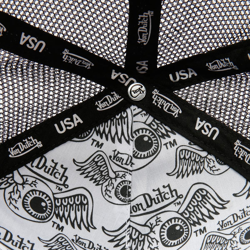 Von Dutch Multi Trucker Baumwolle Braune Kante Camo Caps