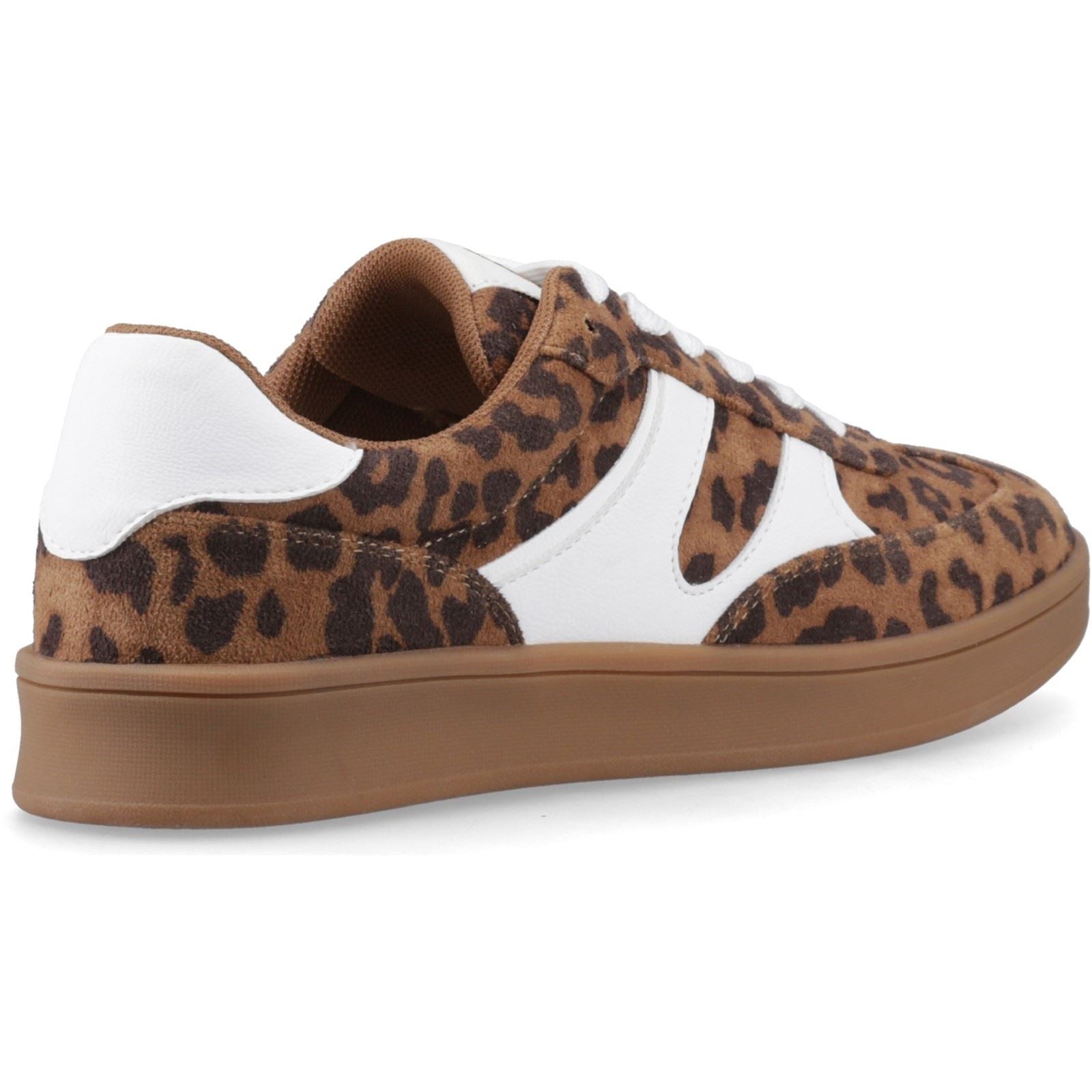 Hush Puppies Maura Textile Textil Frauen Leopard Sneaker