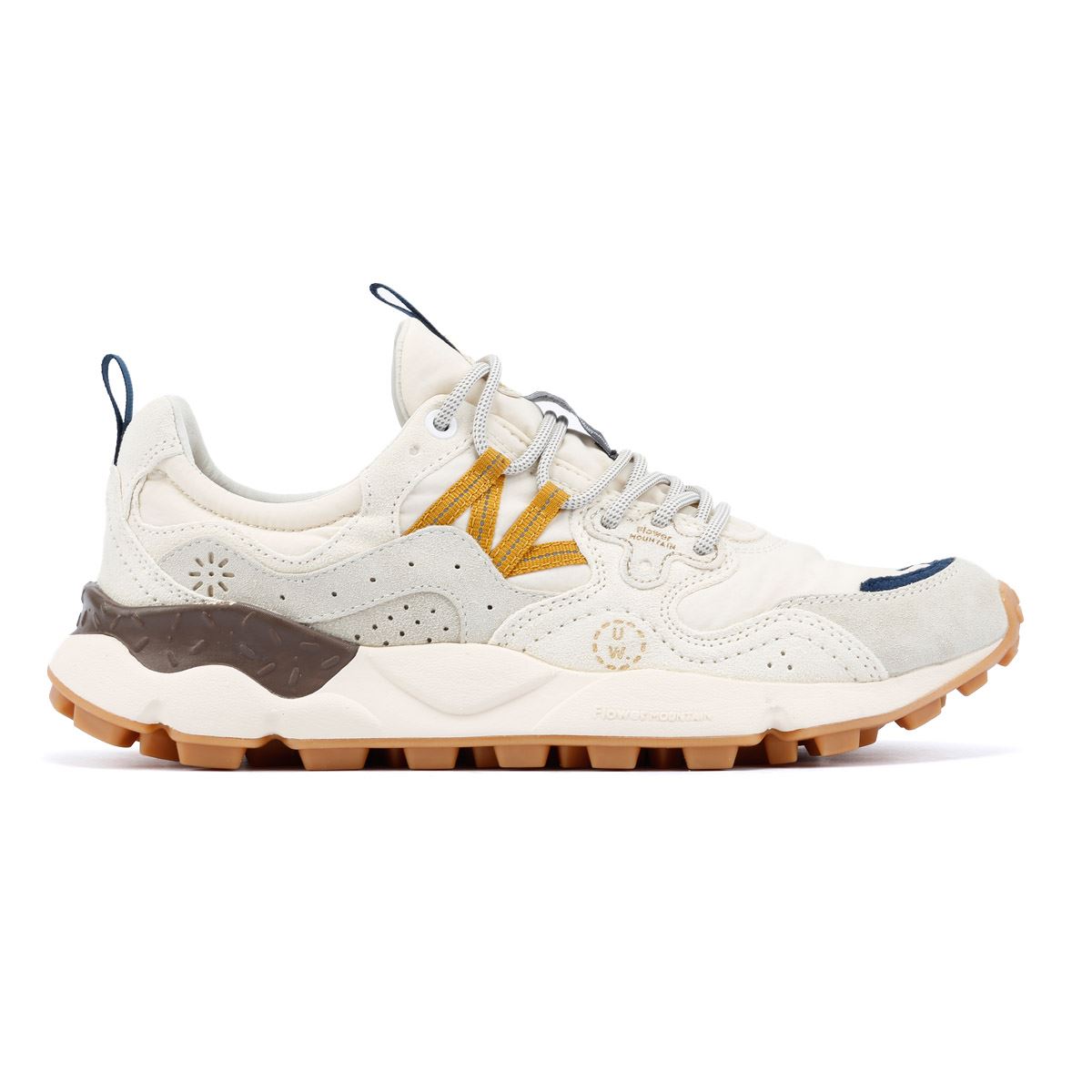 Flower Mountain Yamano 3 Universal Works Weiße Turnschuhe