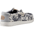 HEYDUDE Wally Palm Jute Jute Herren Egret/Cloud Blue Mokassin Schuhe