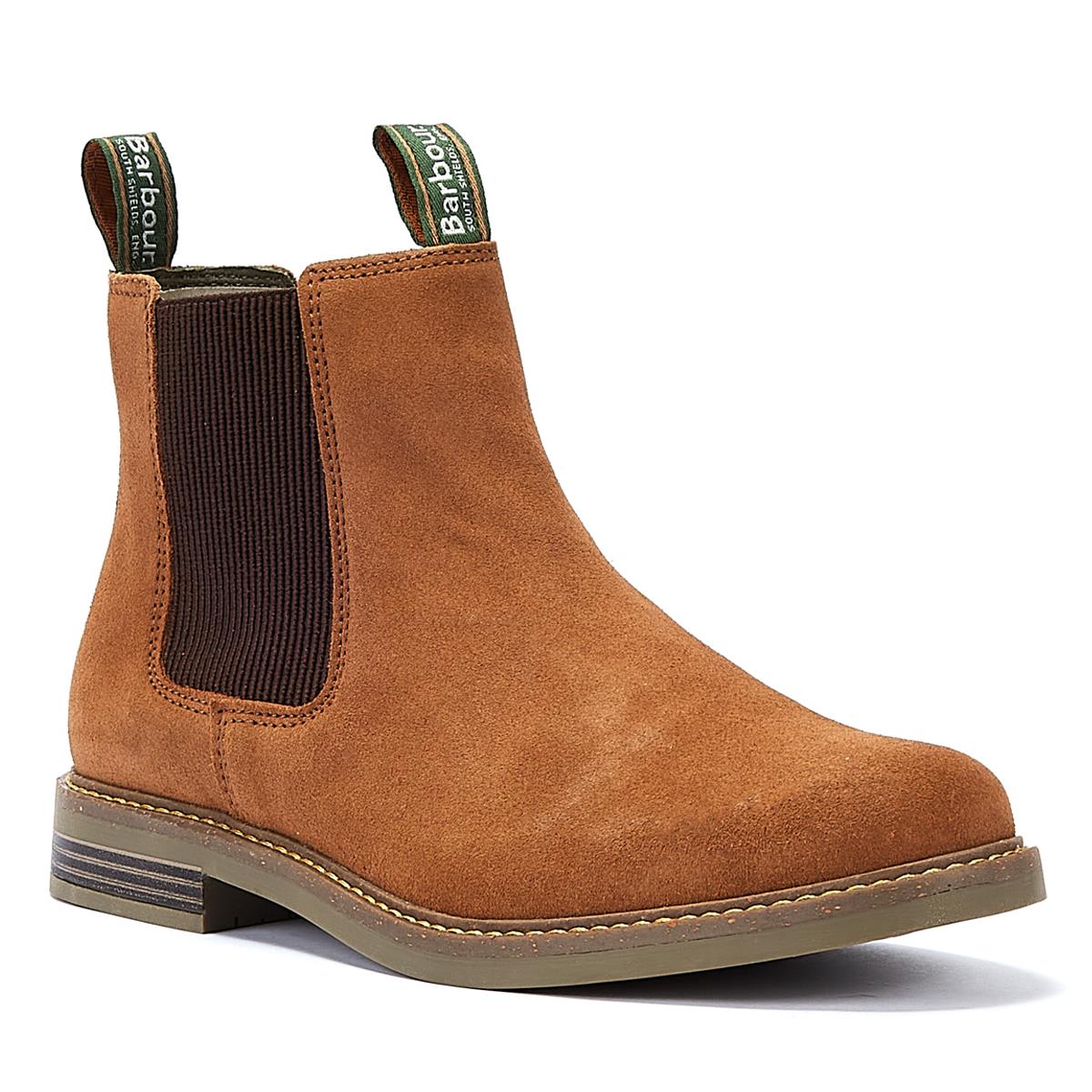 Barbour Farsley Wildleder Herren Stiefel In Beige