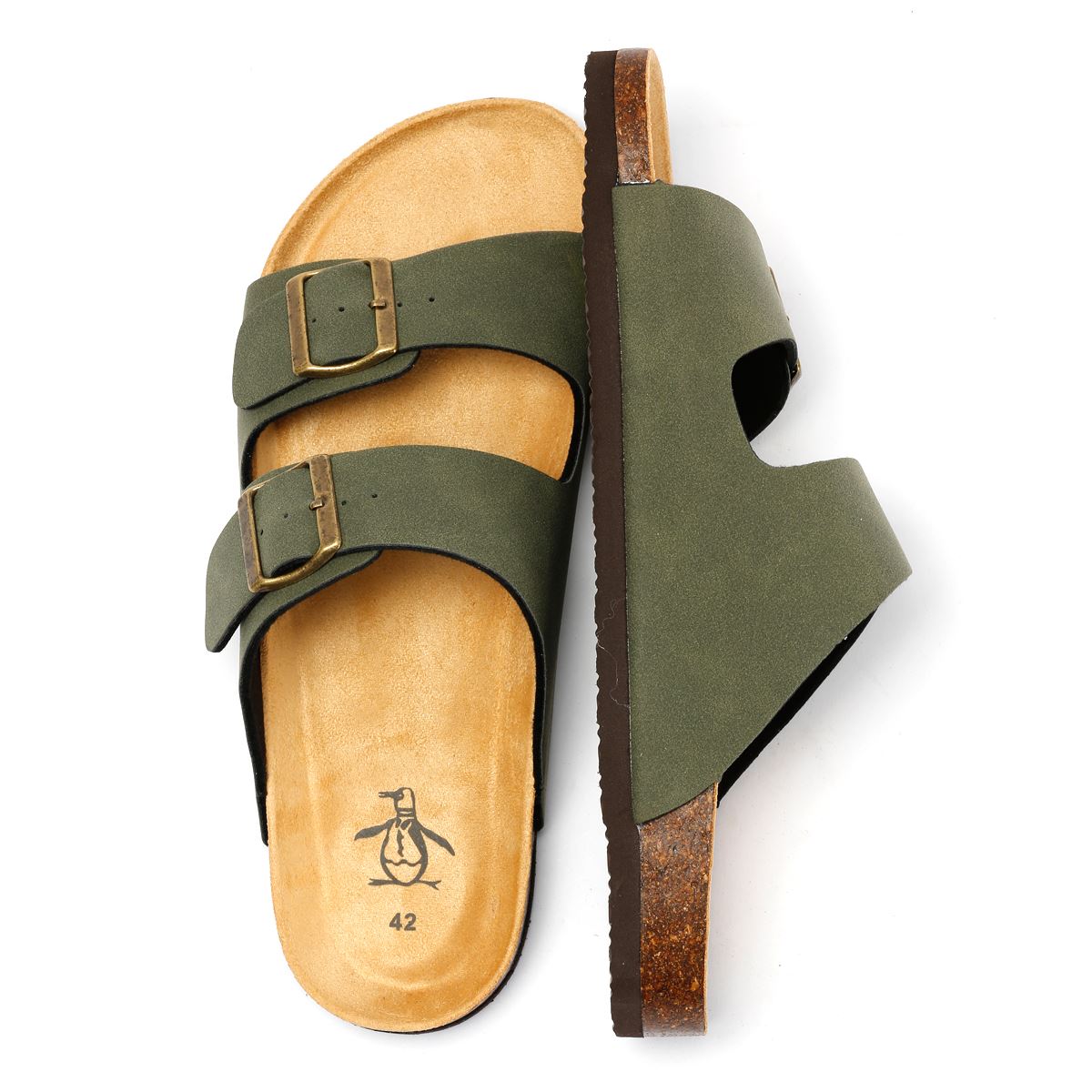Penguin Port 2 Herren Grüne Sandalen