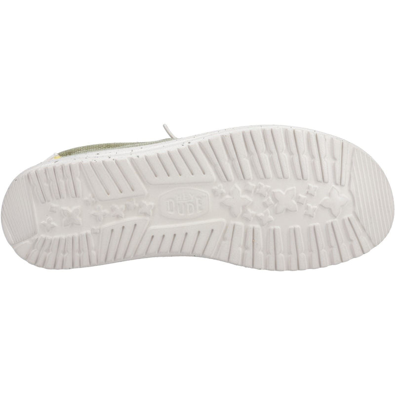 HEYDUDE Wally Coastline Stoff Herren Olive Bootsschuhe