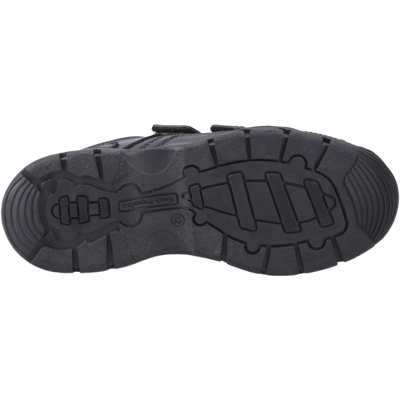 Hush Puppies Tristen Lederslipper In Schwarz Für Jungen