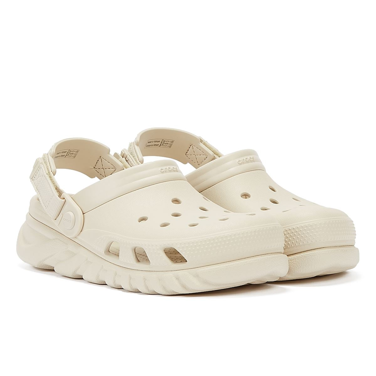 Crocs Duet Max 2 Stucco White Clogs