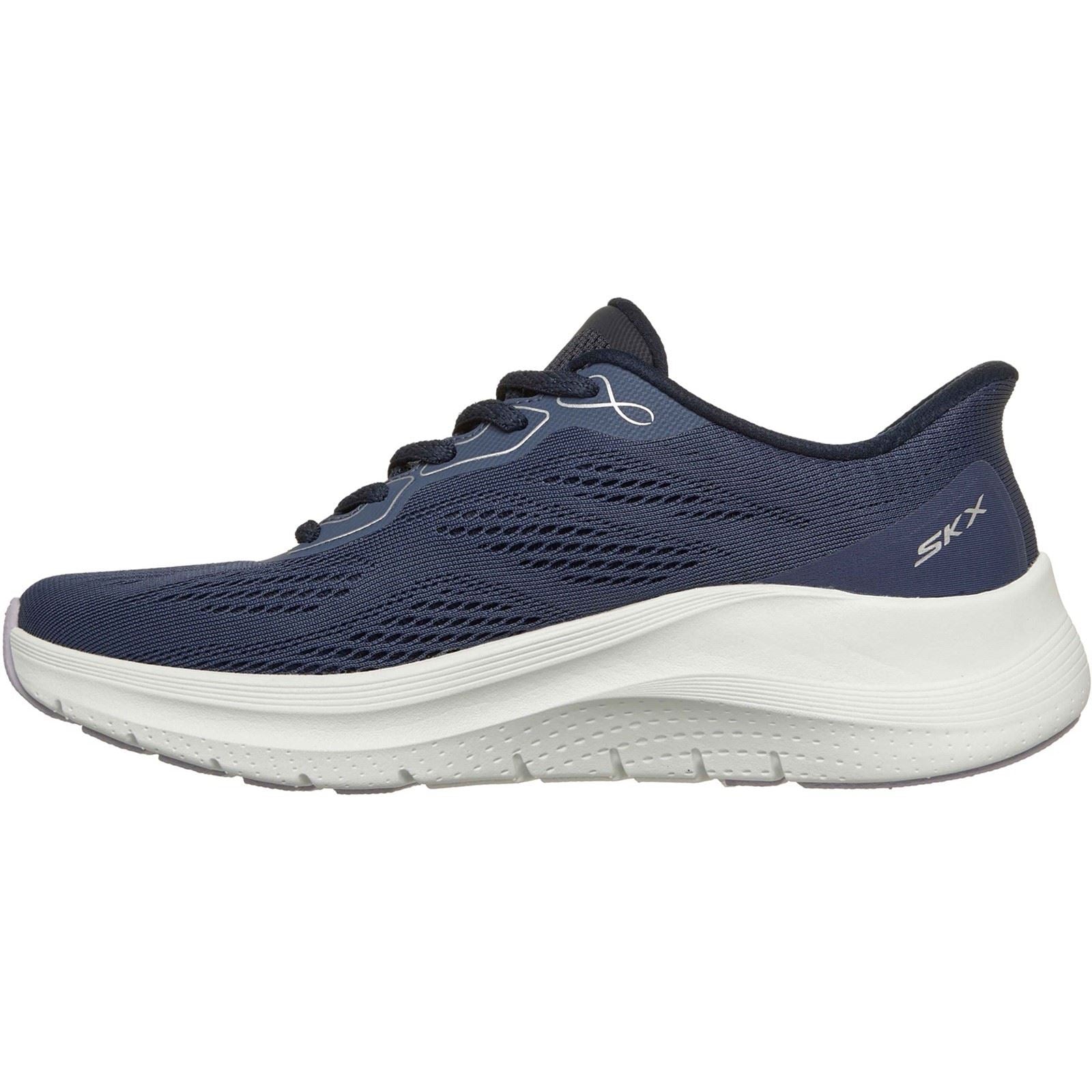 Skechers Arch Fit 2.0 Polyester Damen Marineblau Sneakers