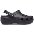 Crocs Classic Platform Damen Clogs Aus Thermoplast In Schwarz