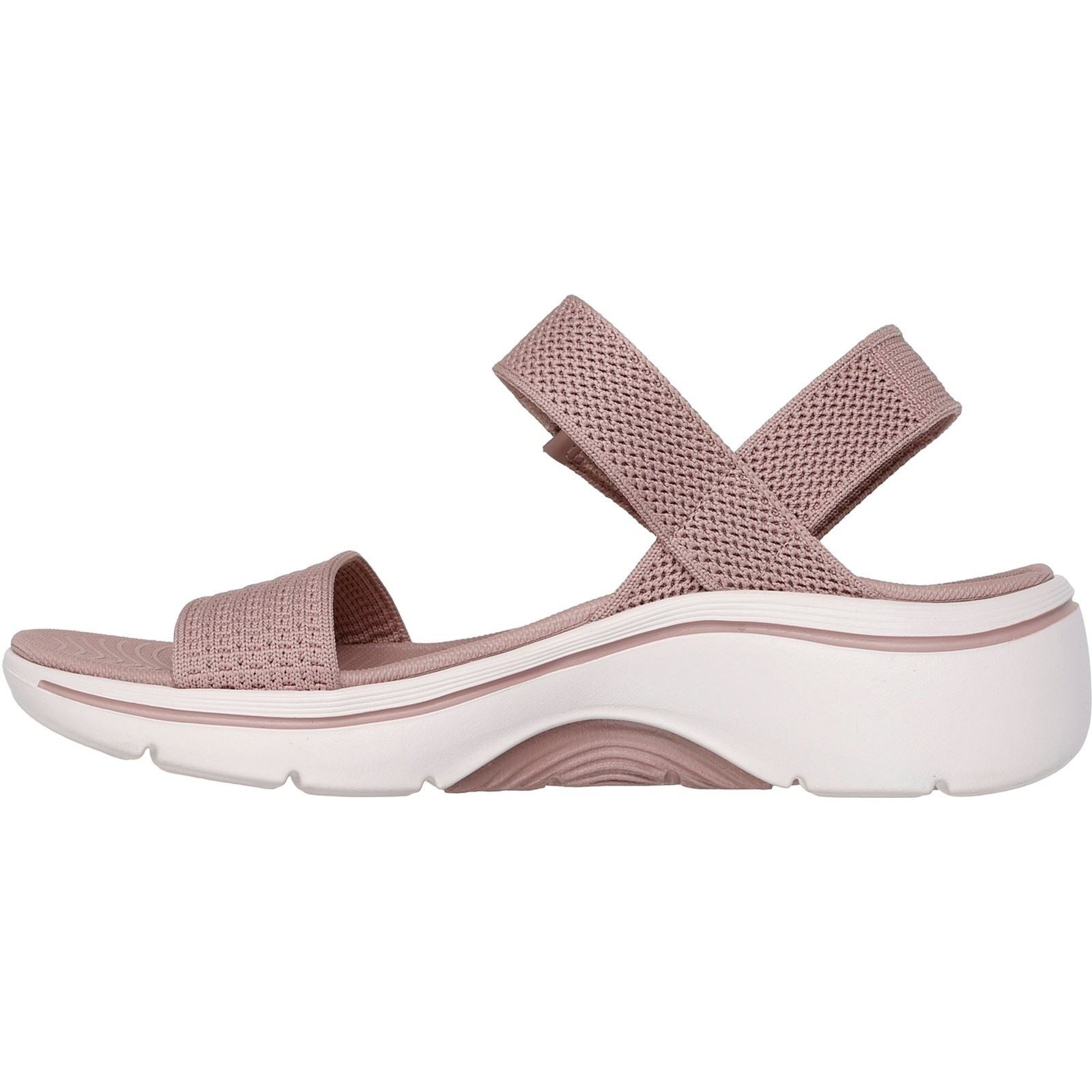 Skechers Go Walk Arch Fit 2.0 Damen Sandalen In Malve Für Textil