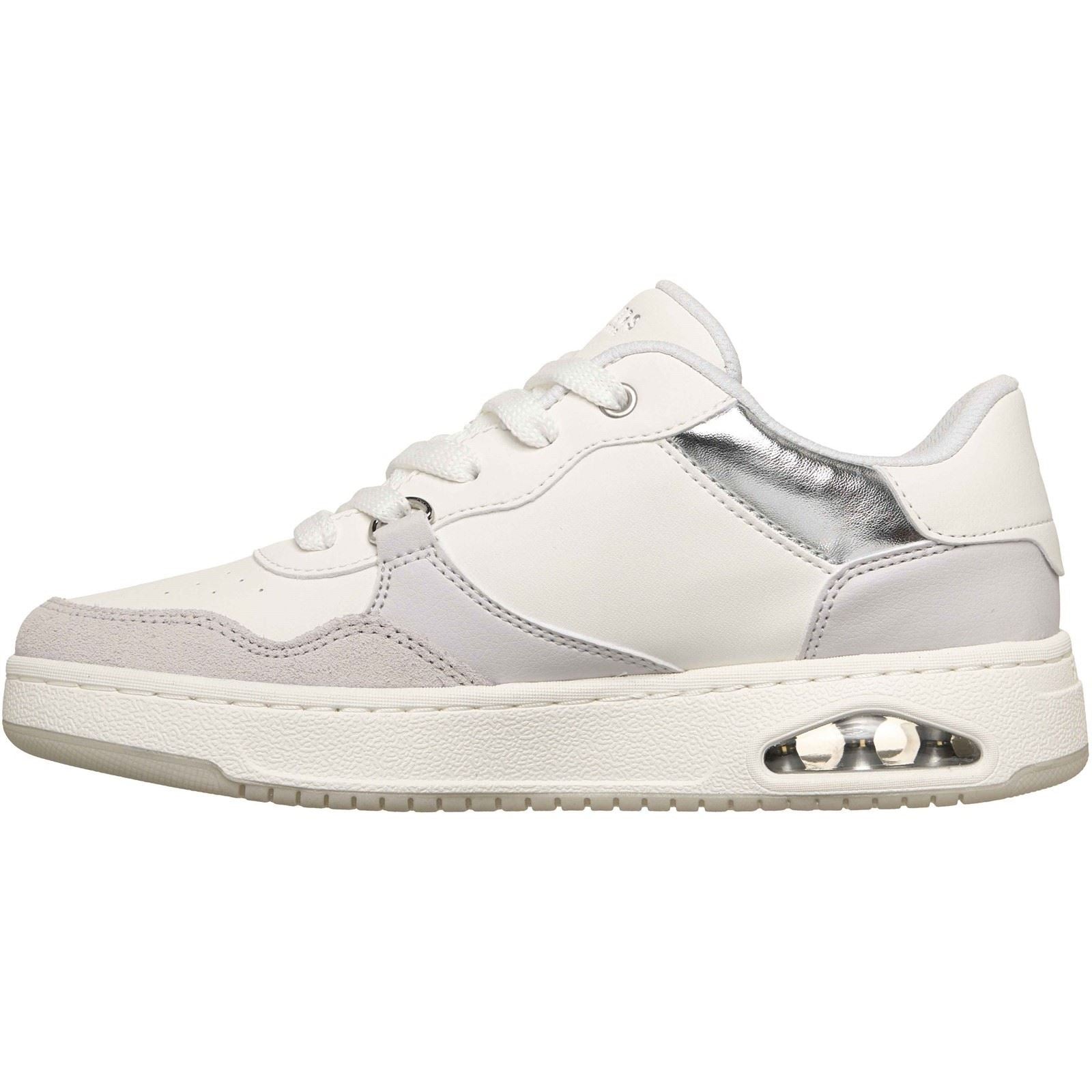 Skechers UNO CTL - Subtle Shimmer Polyurethan Damen Weiße Sneaker