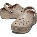 Crocs Classic Platform Lined Thermoplastische Damenpilz Clogs