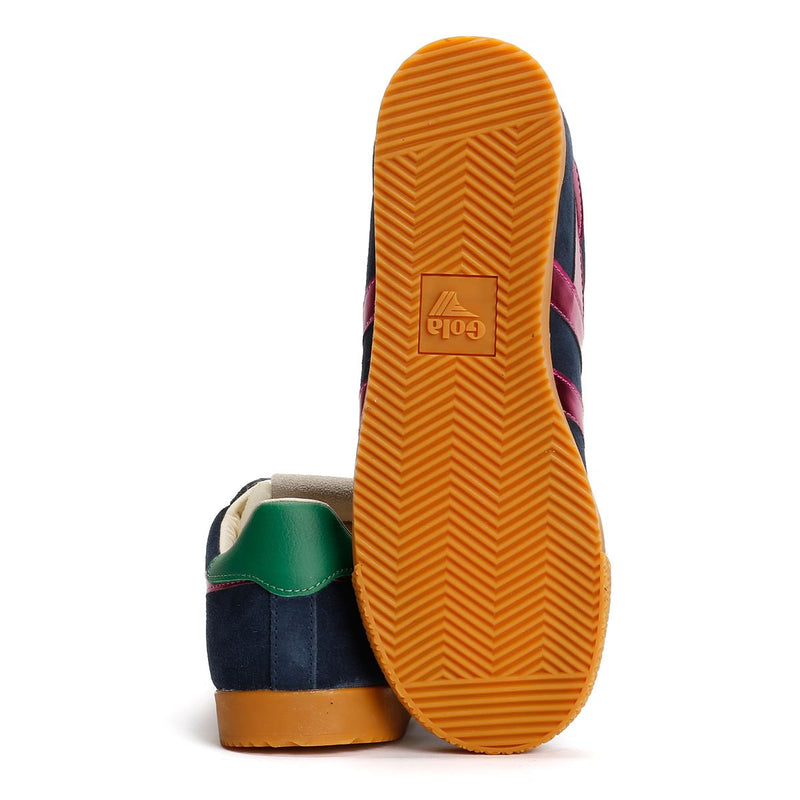 Gola Elan Glitz Wildleder Damen Blaue Sneaker