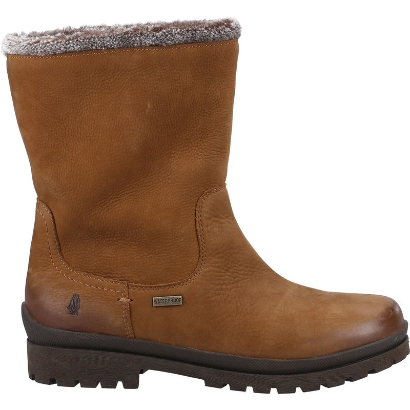 Hush Puppies Alice Leder Damen Kamelstiefel