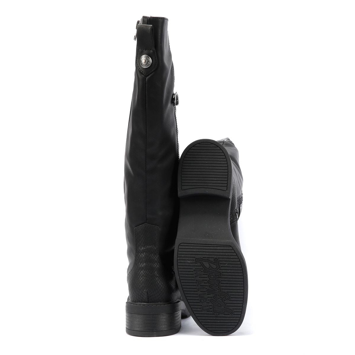 Blowfish Malibu Virtue 2 Damen Schwarzstiefel Aus Kunstleder