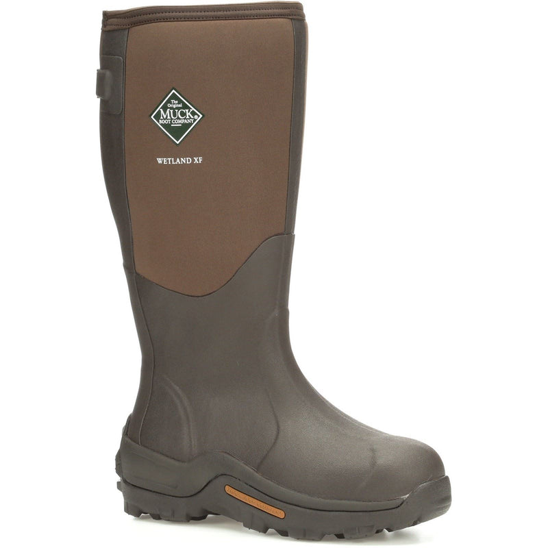 Muck Boots Wetland XF Gummi Braune Gummistiefel