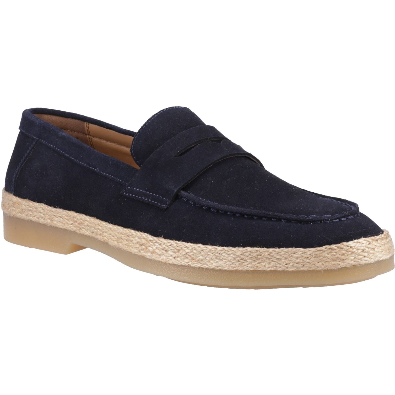 Hush Puppies Laurence Herren Wildleder Mokassins In Marineblau