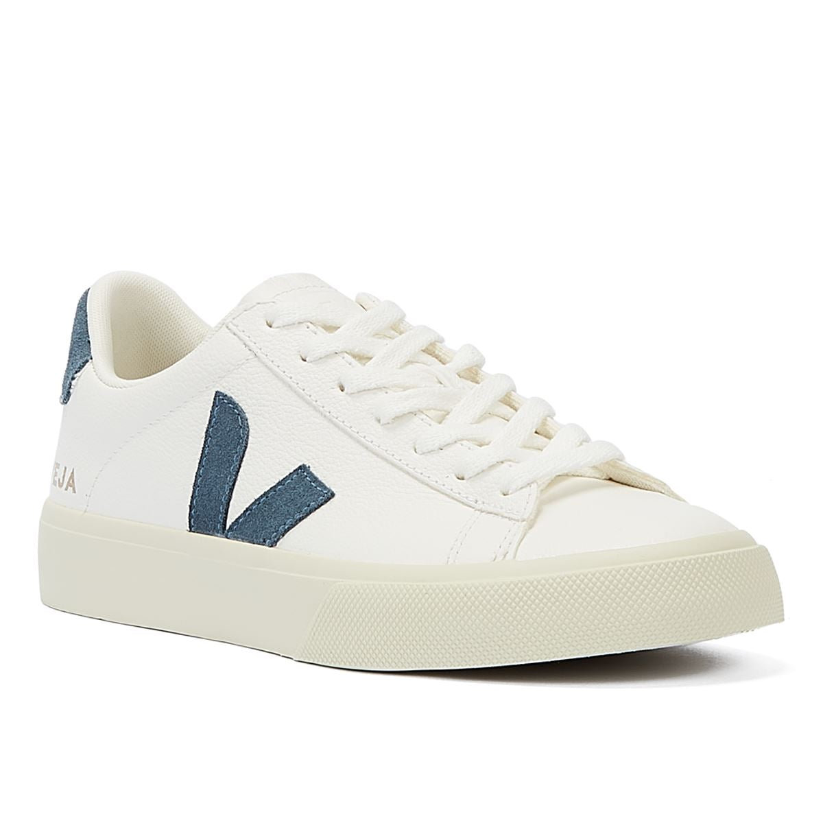 Veja Damen-Turnschuhe Campo California In Weiß/Blau