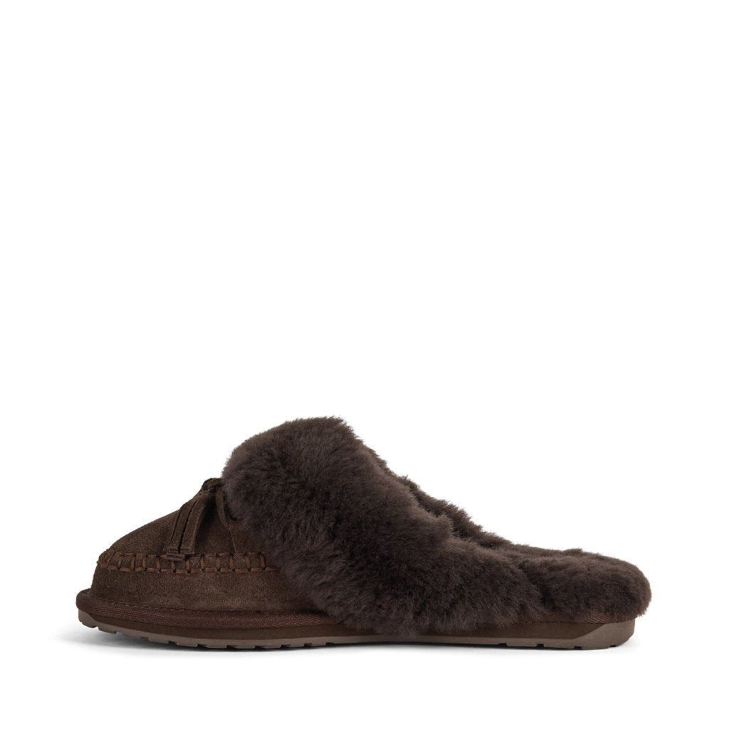 Emu Australia Tahnee Wildleder Damen Braune Hausschuhe