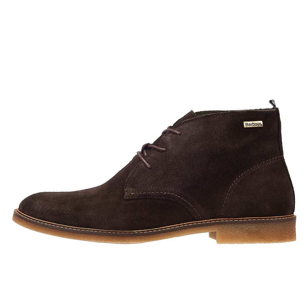 Barbour Sonoran Choco Suede Herren Veloursleder-Stiefel In Schokoladenfarbe
