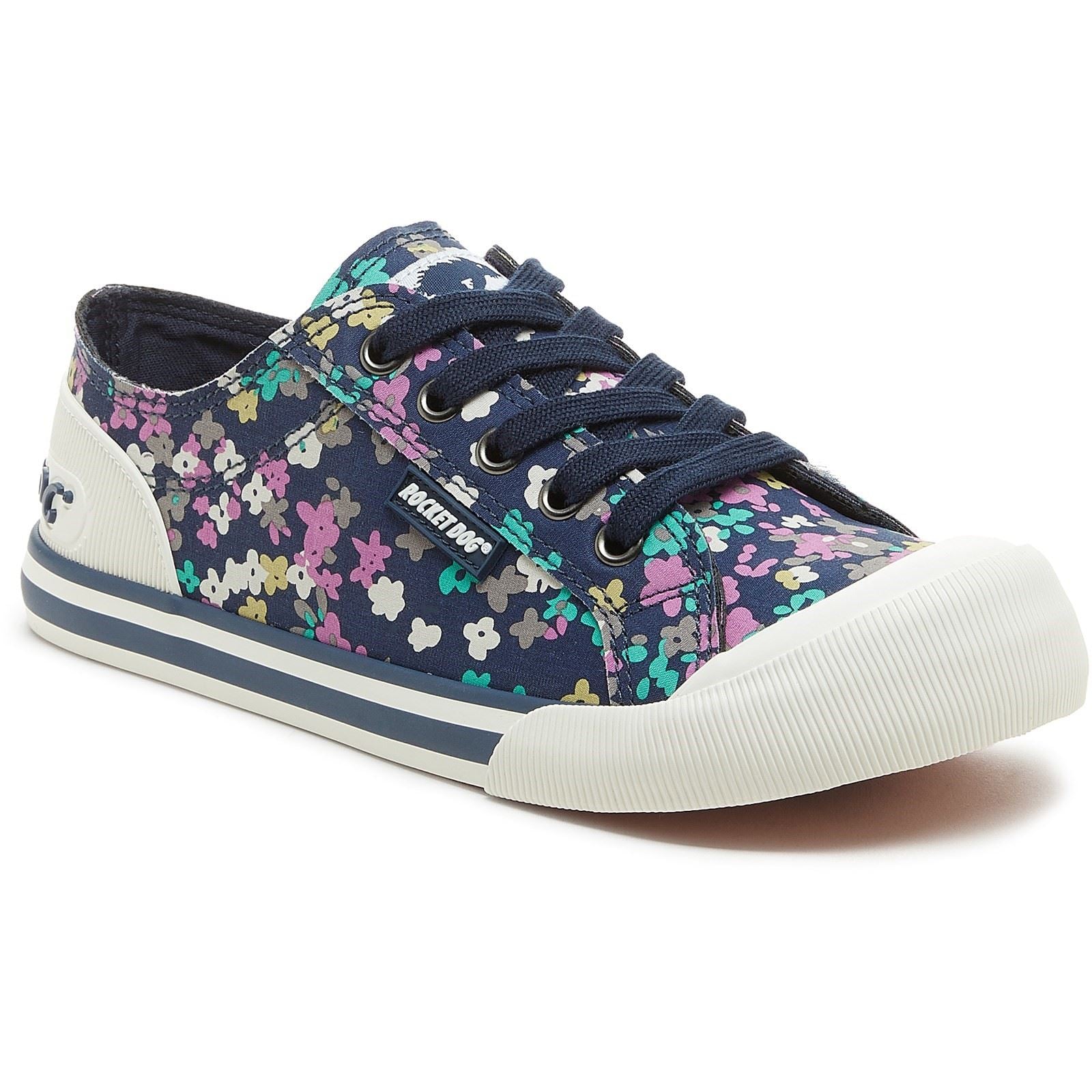 Rocket Dog Jazzin Annie Baumwolle Damen Sneaker In Marineblau