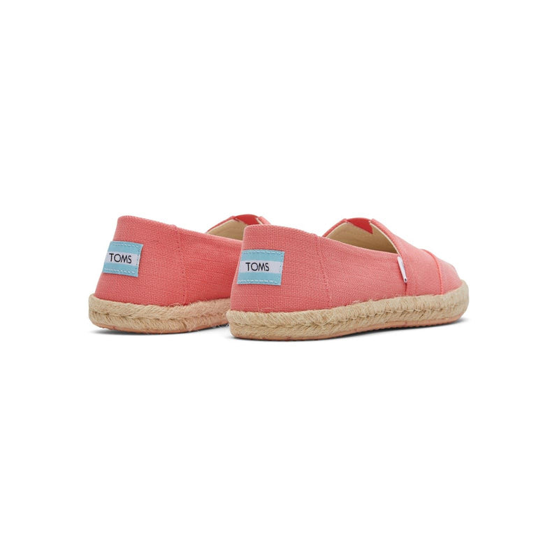 TOMS Alpargata Rope Damen-Pfirsich-Espadrilles Aus Lyocell